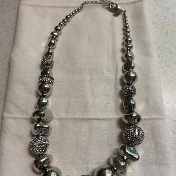 Chico's Jewelry - Chico's Silver Beaded Necklace